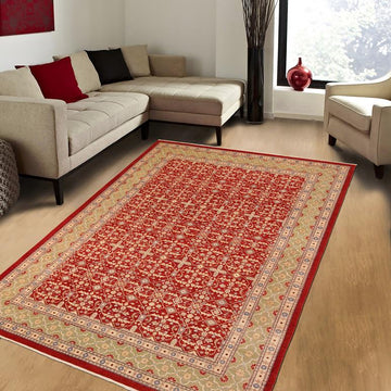 handmade Transitional Kafkaz Chobi Ziegler Red Green Hand Knotted RECTANGLE 100% WOOL area rug 10 x 14